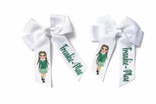 Load image into Gallery viewer, Personalised School Hair Bow Clips