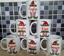Load image into Gallery viewer, Custom Christmas Elf Mug – 11oz