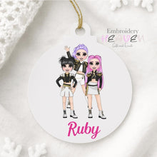 Load image into Gallery viewer, Personalized K-Pop Tree Decoration – Custom Idol Ornament