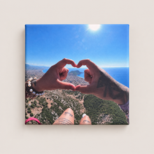 Load image into Gallery viewer, Personalised Photo Canvas – 20 × 20 cm