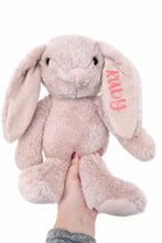 Load image into Gallery viewer, Personalized Easter Light Brown Plush Bunny