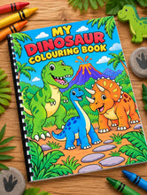 Load image into Gallery viewer, My Dinosaur Colouring Book