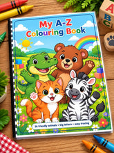 Load image into Gallery viewer, My A–Z Colouring Book
