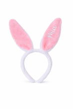Load image into Gallery viewer, Pink Personalised Easter Bunny Ears headband