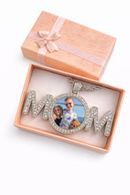 Load image into Gallery viewer, Personalized “Mom” Photo Necklace – A Gift From the Heart
