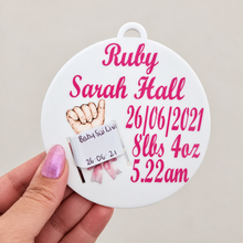 Load image into Gallery viewer, Baby Hospital Bracelet Display
