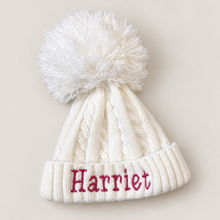 Load image into Gallery viewer, White Baby Hat