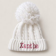 Load image into Gallery viewer, White Baby Hat
