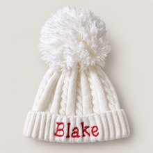 Load image into Gallery viewer, White Baby Hat