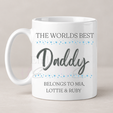 Load image into Gallery viewer, Personalised “World’s Best Daddy” Mug