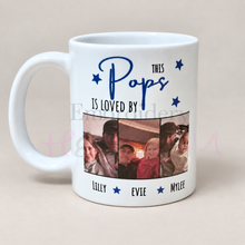 Load image into Gallery viewer, Personalised Photo Mug for Daddy – 3 Photos & Names