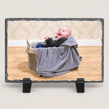 Load image into Gallery viewer, Picture personalised rectangle Slate memories gift