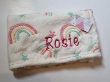 Load image into Gallery viewer, Rainbow Blanket NAME ONLY