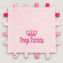 Load image into Gallery viewer, Personalised Pink Taggie