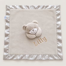 Load image into Gallery viewer, Personalised grey bear Comforter
