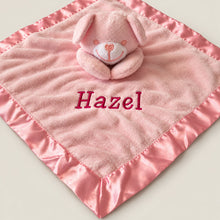 Load image into Gallery viewer, Personalised pink bear Comforter