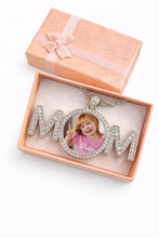 Load image into Gallery viewer, Personalized “Mom” Photo Necklace – A Gift From the Heart