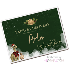 Load image into Gallery viewer, Personalised Dinosaur Empty Christmas Eve Box