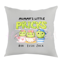 Load image into Gallery viewer, Personalised “Little Pricks” Cushion Cover