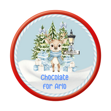 Load image into Gallery viewer, Custom Name Chocolate Tub Sticker (Sticker Only)