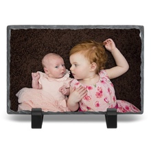 Load image into Gallery viewer, Picture personalised rectangle Slate memories gift