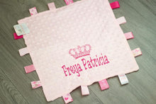 Load image into Gallery viewer, Personalised Pink Taggie