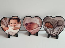 Load image into Gallery viewer, Heart Slate Photo
