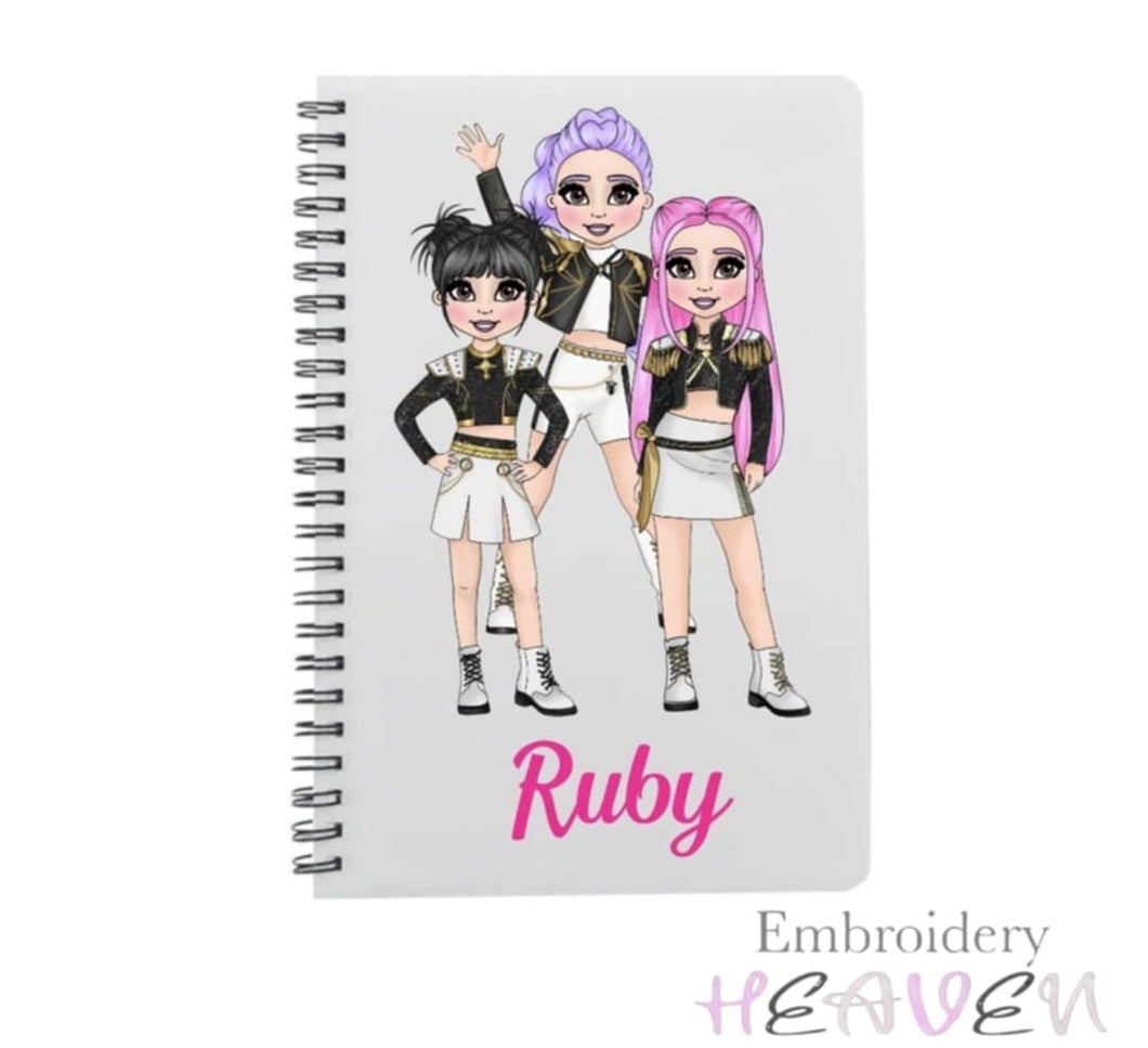 Personalized K-Pop Notebook – Customizable Fan Journal for K-Pop Lovers