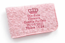Load image into Gallery viewer, pink full personalisation Rosebud Blanket
