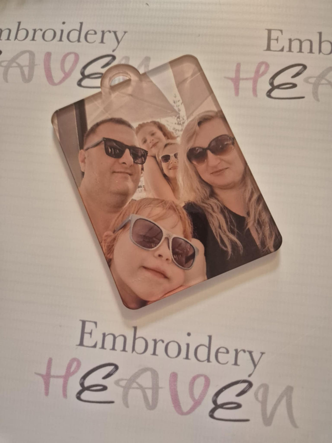 Personalised Rectangle Photo Christmas Decoration