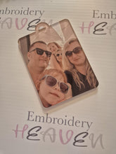 Load image into Gallery viewer, Personalised Rectangle Photo Christmas Decoration
