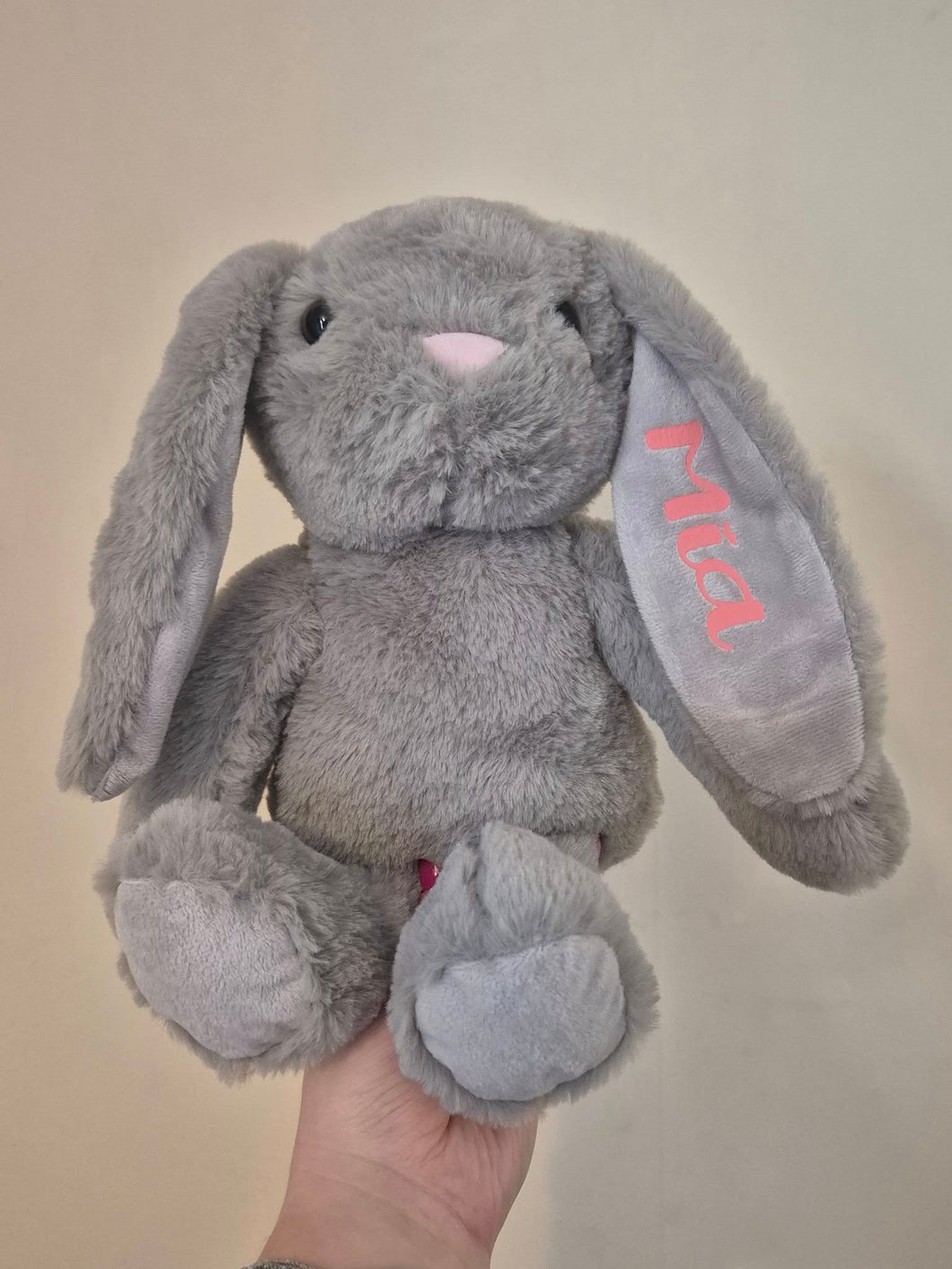 Personalised Bunny grey