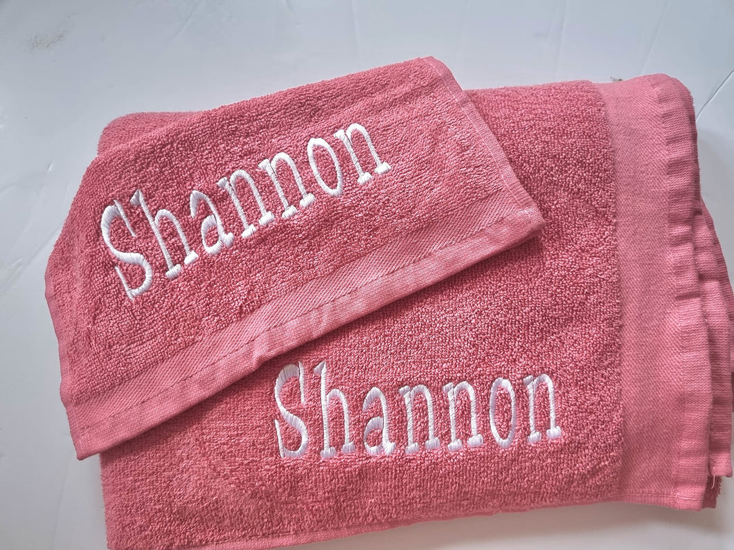 Personalised towels
