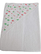 Load image into Gallery viewer, Personalised Christmas Baby Hooded Towel
