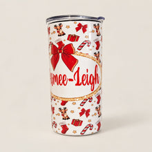 Load image into Gallery viewer, Personalised Christmas Cup – 12oz with Two Lids
