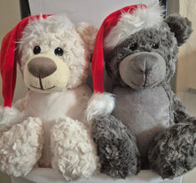 Load image into Gallery viewer, Personalised Cream Santa Christmas Bear
