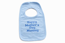 Load image into Gallery viewer, Personalised Baby Bib – Embroidered Name – Pink or Blue – Perfect Mother’s Day Gift
