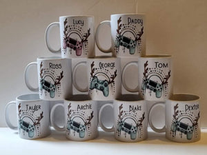 Gamer Christmas Mugs