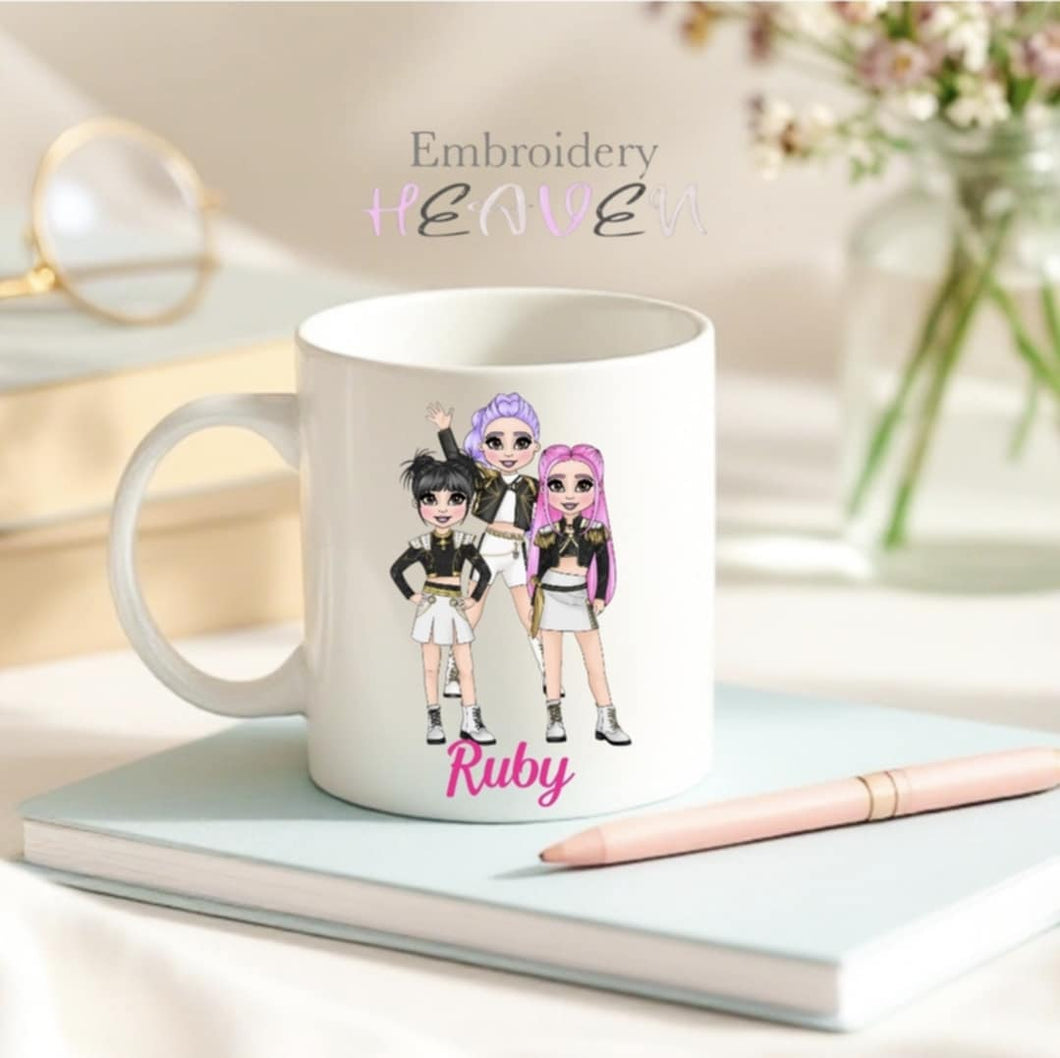 Personalized K-Pop Mug – 11oz Custom Fan Gift