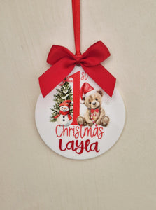 First Christmas Tree Decoration
