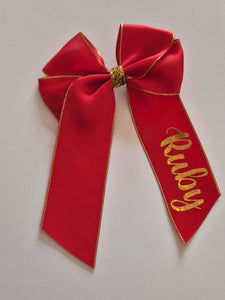 Red Hair Bow
