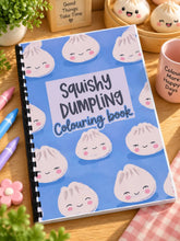 Load image into Gallery viewer, Squishy Dumpling Colouring Book
