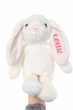 Load image into Gallery viewer, Personalized Easter White Plush Bunny
