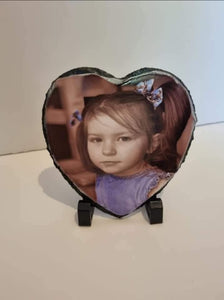 Heart Slate Photo