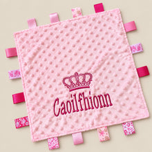 Load image into Gallery viewer, Personalised Pink Taggie
