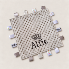 Load image into Gallery viewer, Personalised grey Taggie
