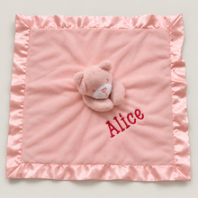 Load image into Gallery viewer, Personalised pink bear Comforter
