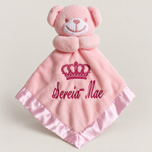 Load image into Gallery viewer, Personalised pink bear Comforter
