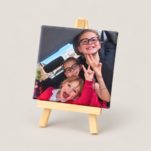 Load image into Gallery viewer, Personalised Mini Photo Canvas with Stand
