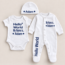 Load image into Gallery viewer, Personalised Baby Grow Set

